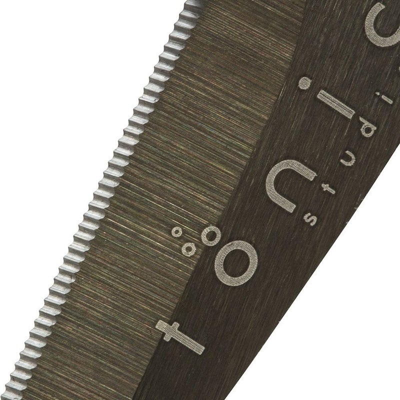 TONIC STUDIOS Tim Holtz Small Titanium Scissors - 7 Inch Mini Snips with Micro Serrated Blade - Non Stick Craft Tool for Cutting Paper, Fabric, and Sewing - Black Comfort Grip Handles - Image 4